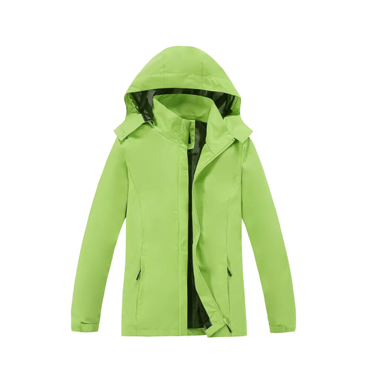 CorBuyit Womens Lightweight Rain Jacket with Hood Waterproof Travel Jacket