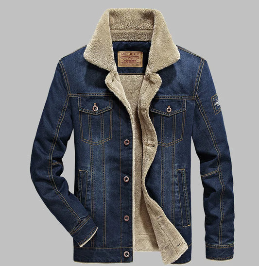 Denim Cotton Jacket, Casual Outerwear, Jean Jacket