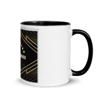 White Ceramic Mug with Color Inside