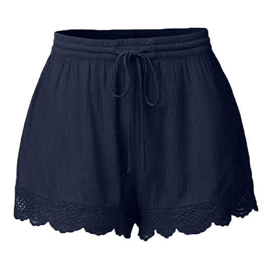 Shorts for Women with Pockets Summer Casual Loose Fit Resort Wear Beach Shorts Trendy 2025 Elastic Waist Shorts Clothes