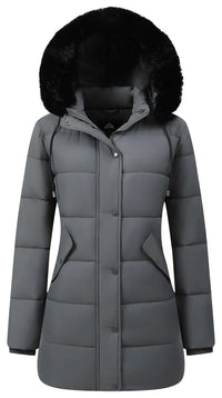 GOLDLADY Womens Warm Winter Coat Waterproof Long Puffer Jacket Thickened Down Jacket