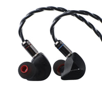 Linsoul TANGZU FUDU Verse 1 HiFi 1DD+2BA Driver Earphone IEM in Ear Monitor with Ergonomic Shape and Detachable Oxygen-Free Silver-Plated Copper 2Pin Cable for Audiophile Musician (3.5mm)